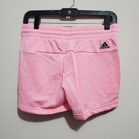 Adidas Womens Sz XSmall Shorts Training Essentials Slim Logo HD1699 Pink NWT - Picture 8 of 10